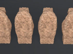 hittite lion statue 3D Model