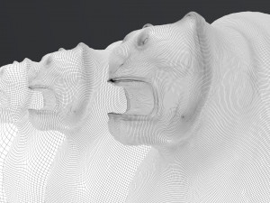 hittite lion statue 3D Model