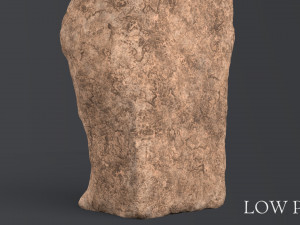 hittite lion statue 3D Model