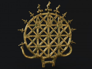 hittite sun disc 3D Model