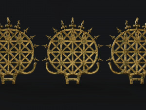 hittite sun disc Model 3D