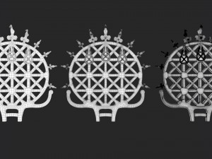 hittite sun disc Model 3D