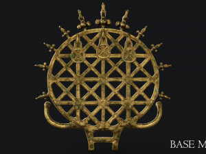 hittite sun disc Model 3D