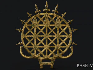 hittite sun disc 3D Model