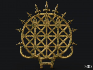 hittite sun disc Model 3D