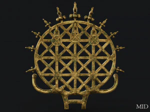 hittite sun disc 3D Model