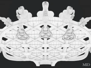 hittite sun disc 3D Model