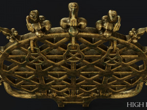 hittite sun disc Model 3D