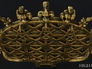 hittite sun disc 3D Model