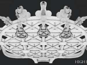hittite sun disc 3D Model