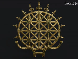 hittite sun disc 3D Model