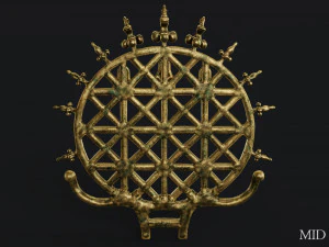 hittite sun disc 3D Model
