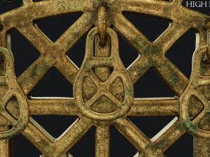hittite sun disc Model 3D