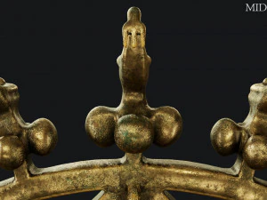 hittite sun disc 3D Model
