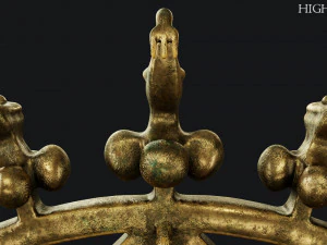 hittite sun disc 3D Model
