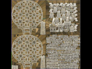 hittite sun disc 3D Model