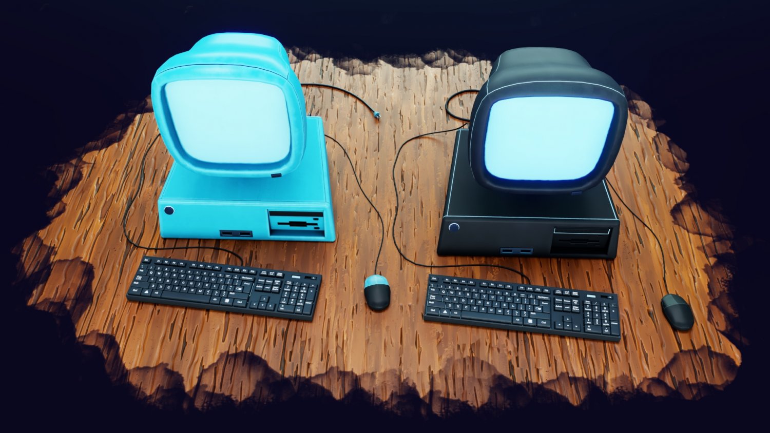 Stylized Computer.