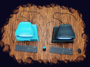 stylized computer 3D Model
