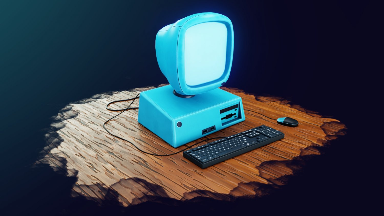 Stylized Computer.