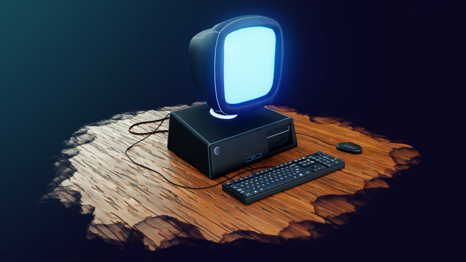 Stylized Computer.