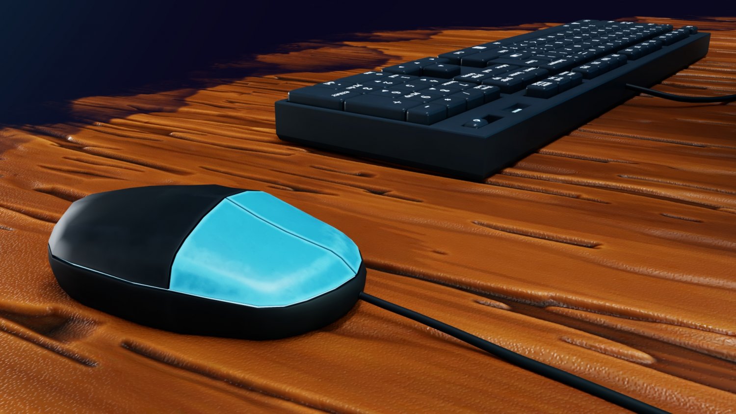 3d Computer. Stylized Computer.