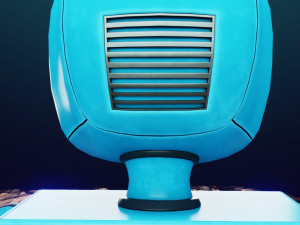 stylized computer 3D Model