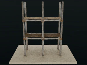Old Scaffolding 3D Model