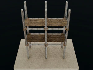 Old Scaffolding 3D Model
