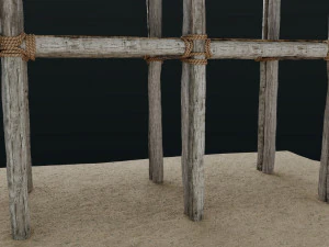 Old Scaffolding 3D Model