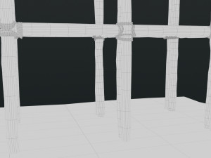 Old Scaffolding Model 3D