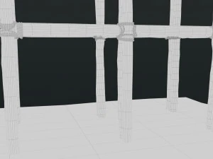 Old Scaffolding 3D Model