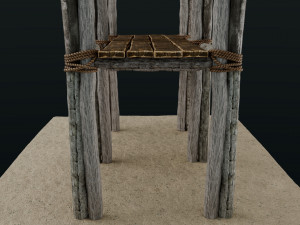 Old Scaffolding Model 3D