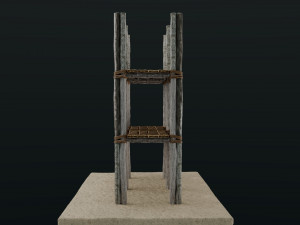 Old Scaffolding Model 3D