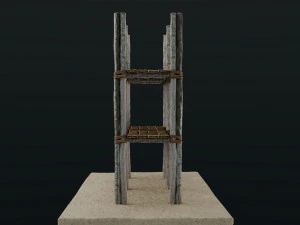 Old Scaffolding 3D Model
