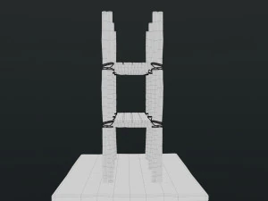 Old Scaffolding 3D Model