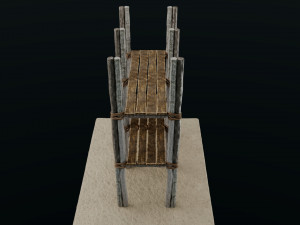 Old Scaffolding Model 3D