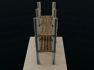 Old Scaffolding 3D Model
