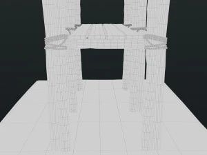Old Scaffolding 3D Model