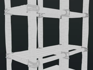 Old Scaffolding 3D Model