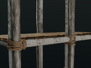 Old Scaffolding Model 3D