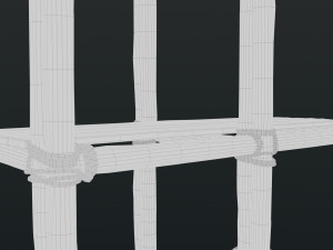 Old Scaffolding Model 3D