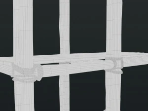 Old Scaffolding 3D Model