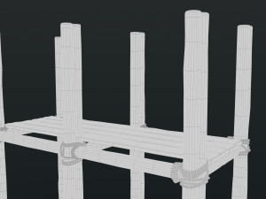 Old Scaffolding Model 3D