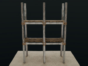 Old Scaffolding Model 3D