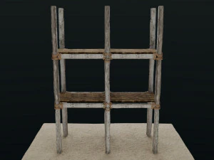 Old Scaffolding 3D Model