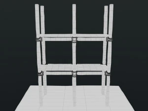 Old Scaffolding 3D Model