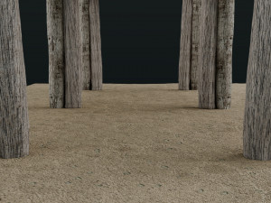 Old Scaffolding Model 3D