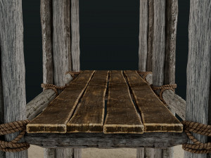 Old Scaffolding Model 3D