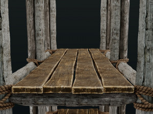 Old Scaffolding Model 3D