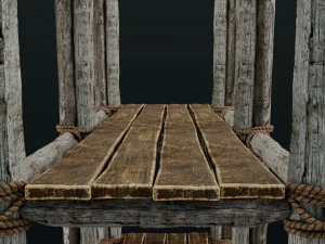 Old Scaffolding 3D Model